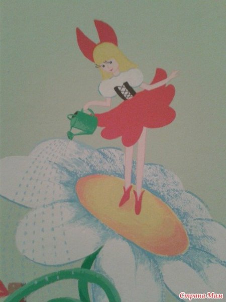 Дюймовочка рисунок