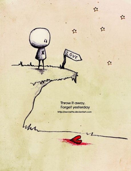 Грустные рисунки карандашом с надписями