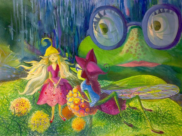 Дюймовочка Графика