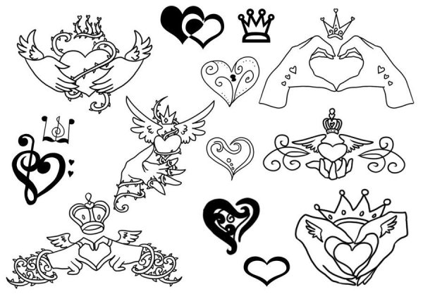 Милые тату для девушек эскизы