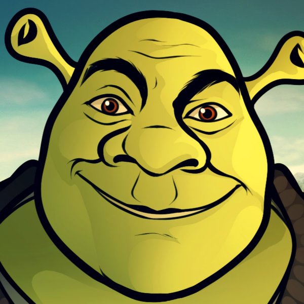 Шрек мультяшный