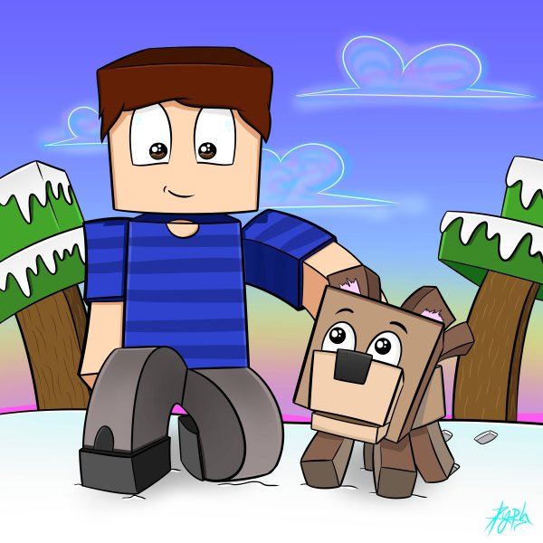 Ава в стиле майна