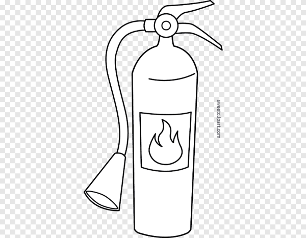 Огнетушитель раскраска для детей