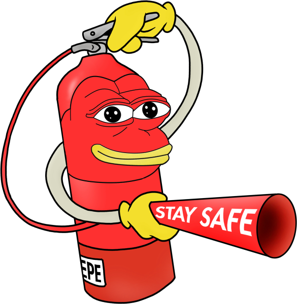 Огнетушитель стикер