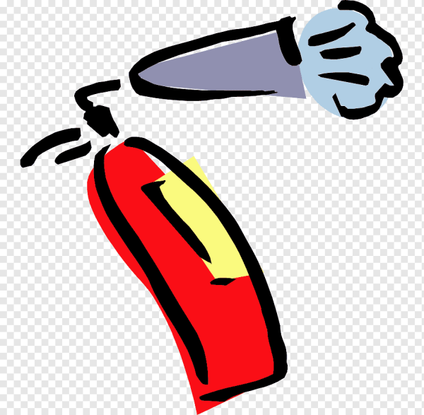 Огнетушитель векторный