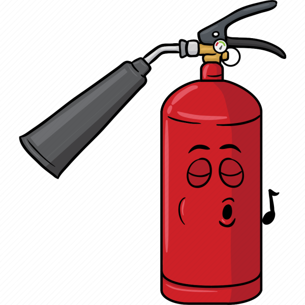 Огнетушитель раскраска