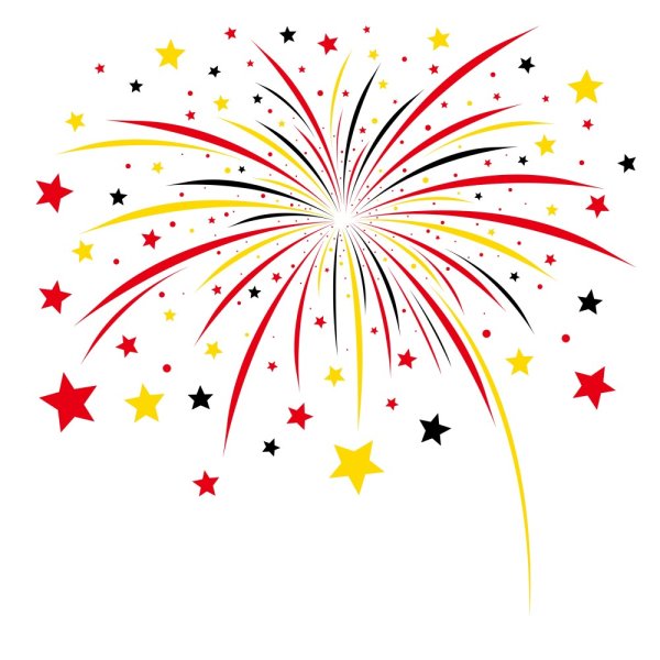 Салют на белом фоне картинка