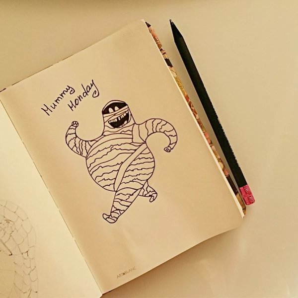 Рисунки в скетчбуке