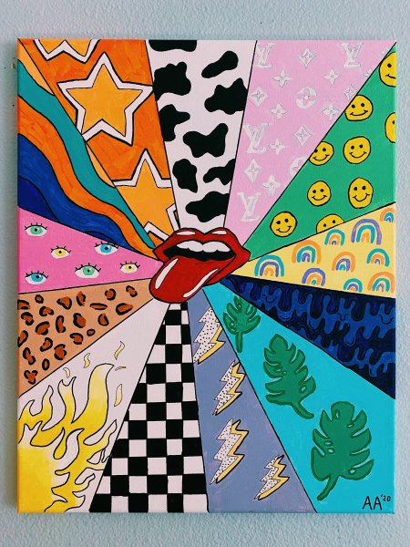 Хиппи живопись 2020