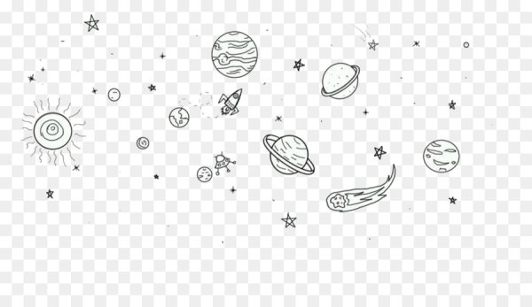 Планеты Минимализм эскиз