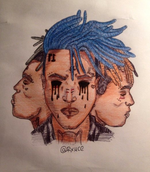 Рисунки для срисовки XXXTENTACION