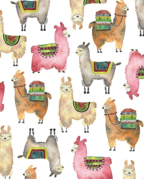 Наклейки с альпаками