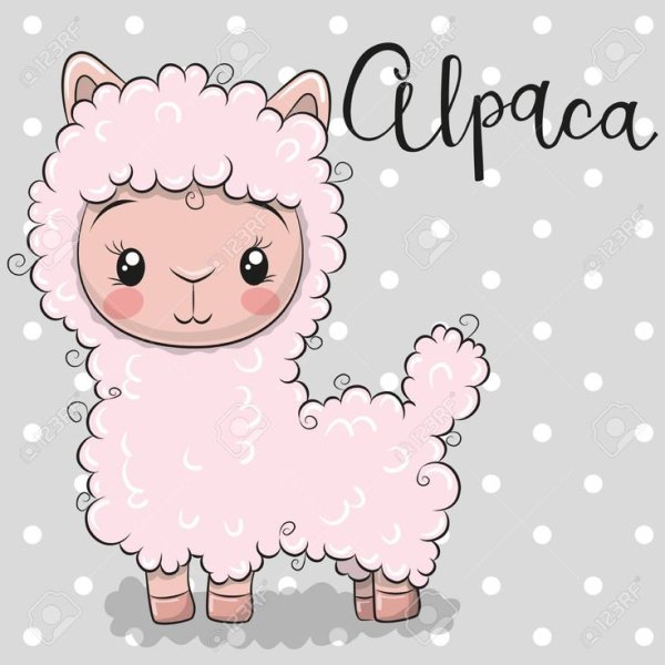 Мультяшные рисунки альпака