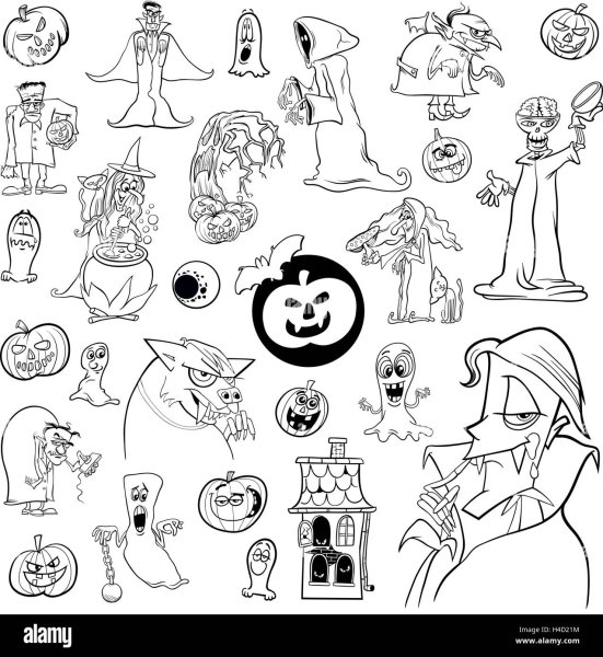 Стикеры к Хэллоуину