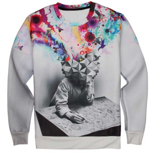 Мужская толстовка 3d Wolf XS