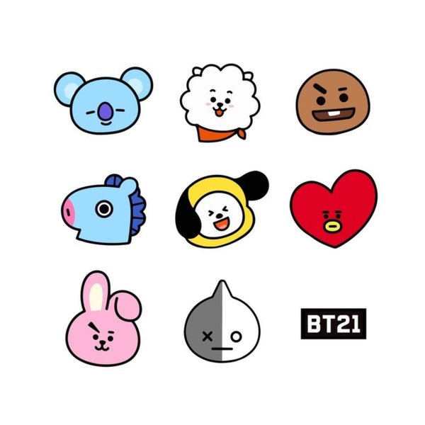 БТ 21 имена и БТС