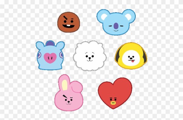 Bt21 BTS головы