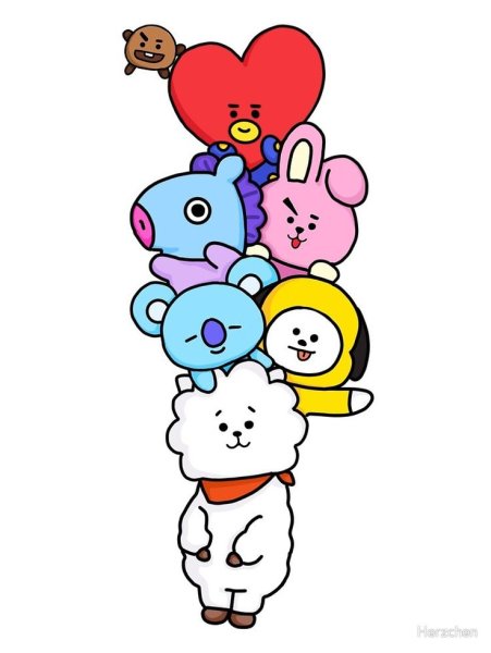 Тата и куки bt21