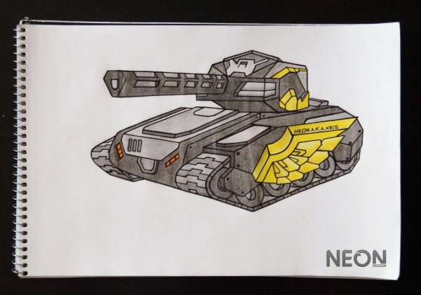 Крутой рисунок танка