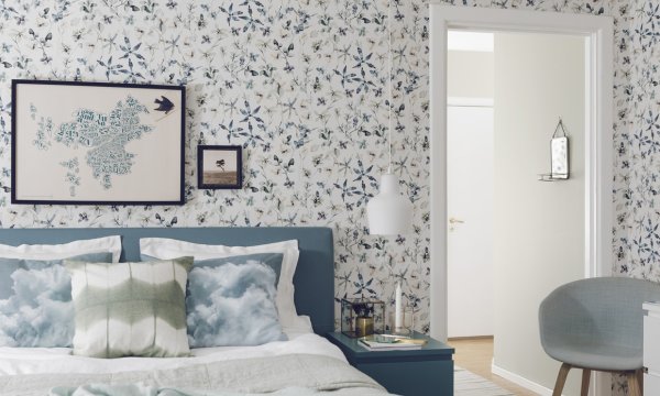 Обои в спальню в хрущевке