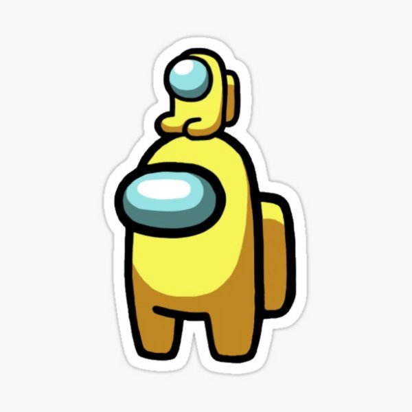 Амонг АС персонажи жёлтый