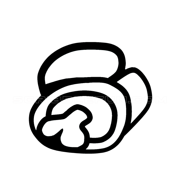 Раскраска АМОНГАС труп