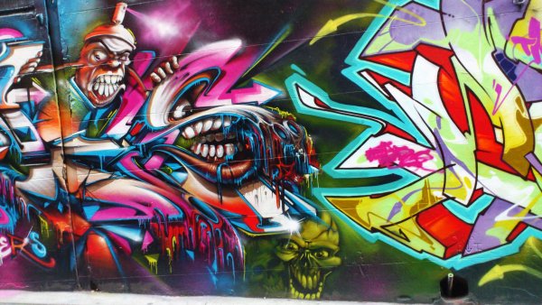 Обои граффити