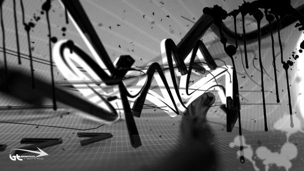 Стильные черно белые обои