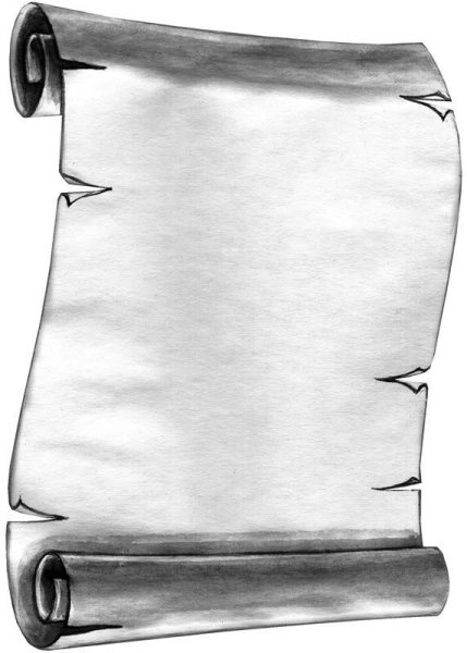 Пергамент черно белый