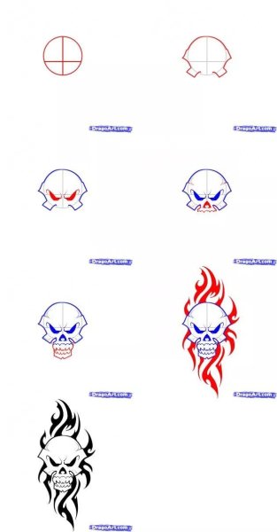 Референс маски сбоку