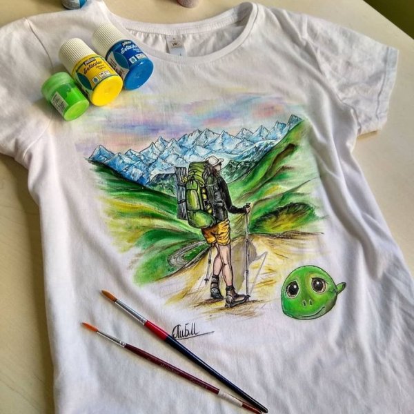 Рисование на футболках