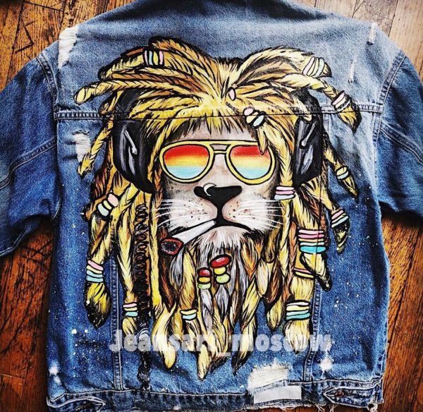 Роспись джинсовки