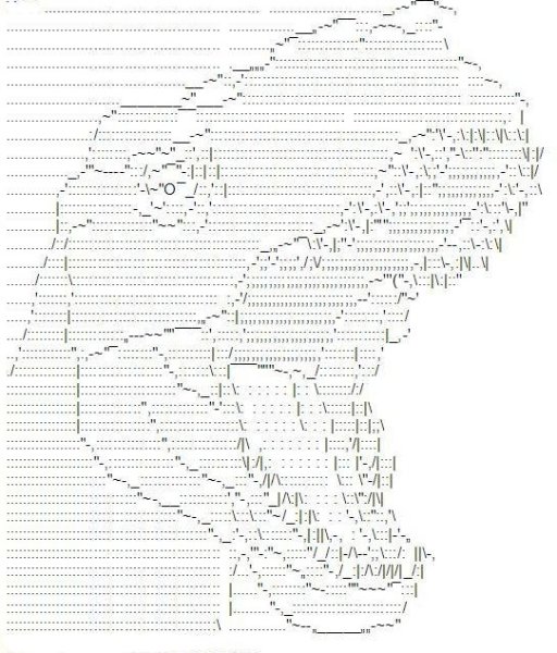ASCII Art рисунки символами и знаками