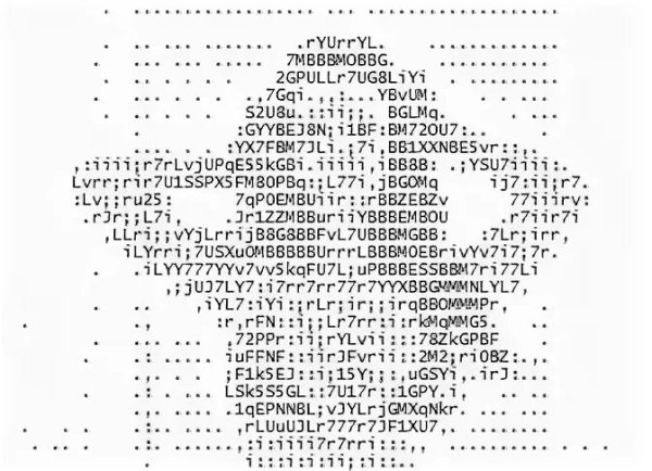 Грудь ASCII