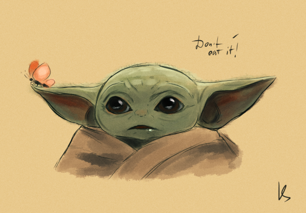 Бейби йода арты