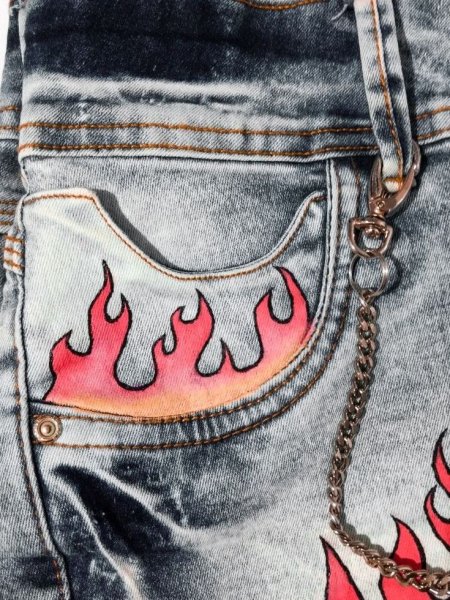 Рисунки на джинсах