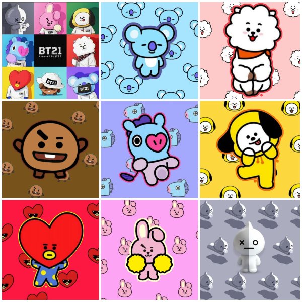 БТС Стикеры bt21