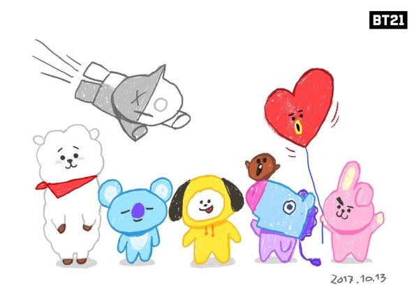BTS персонажи bt21