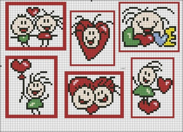 Хелло Китти вышивка крестом схемы