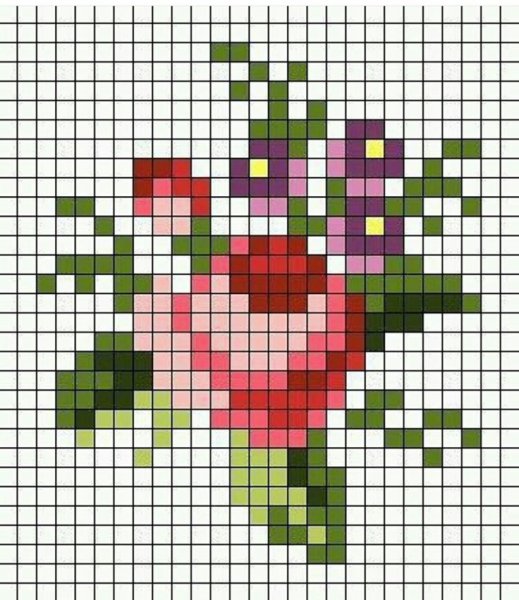 Небольшая вышивка крестиком