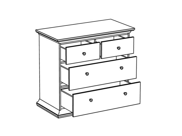 Комод Reina белый