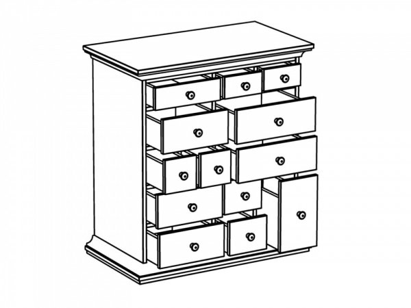 Комод раскраска