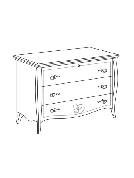 Комод в перспективе