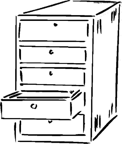 Рисованная тумбочка