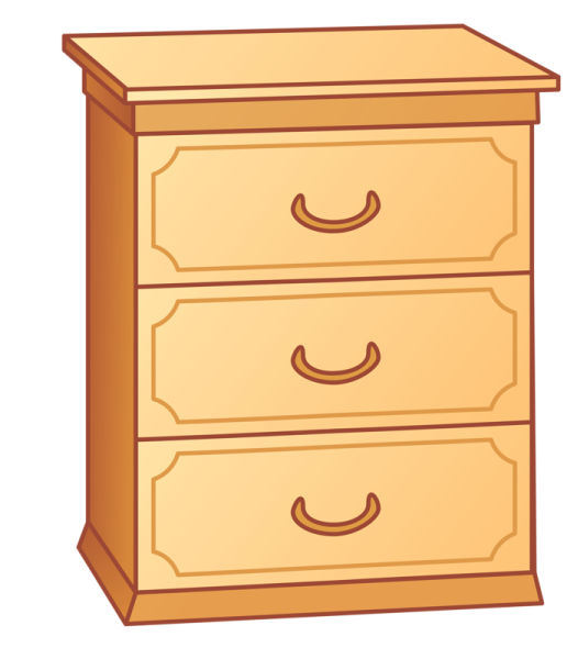 Тумбочка раскраска для детей