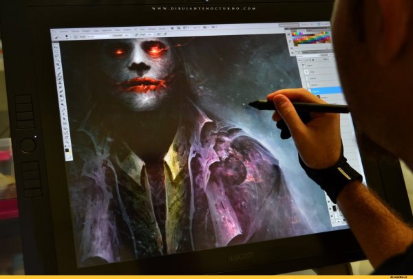 Арт на графическом планшете