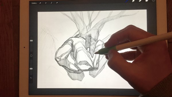 IPAD Pro рисование Procreate
