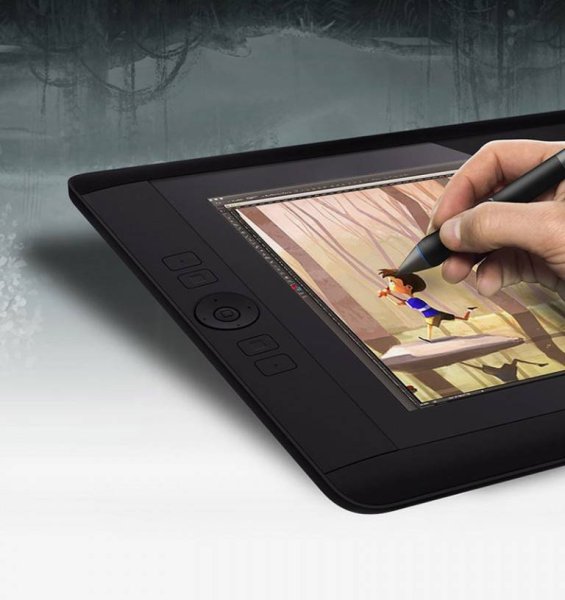 Художник с графическим планшетом