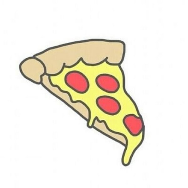 Кавайный кусок пиццы