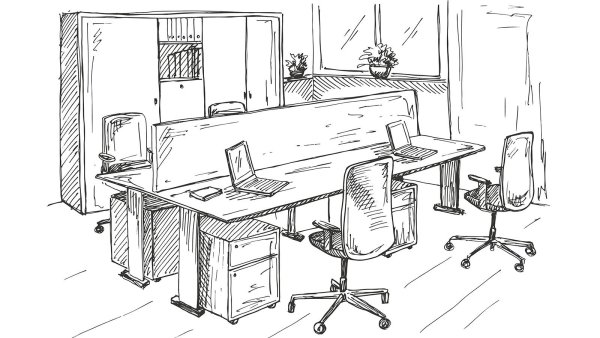 Рабочее место в офисе